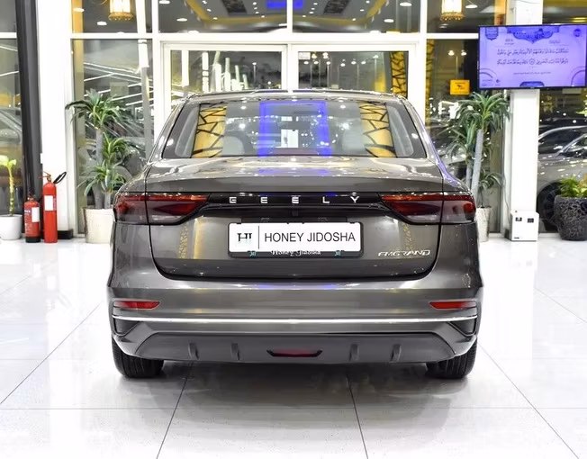 Used Geely Emgrand II, 1.5 l, 2024 in Sharjah by Honey Gidosha Used Cars Tr., Grey color. GCC Specs | AUTO.AE