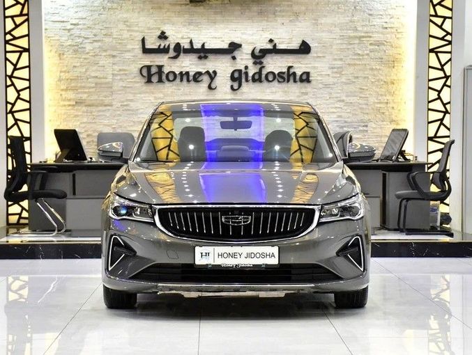 Used Geely Emgrand II, 1.5 l, 2024 in Sharjah by Honey Gidosha Used Cars Tr., Grey color. GCC Specs | AUTO.AE