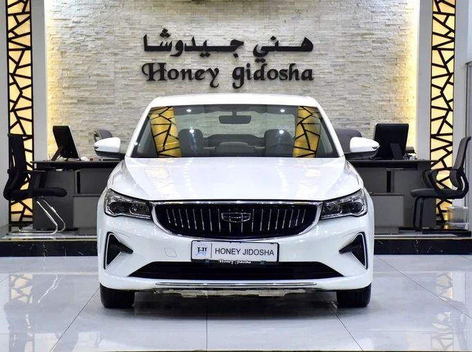 Used Geely Emgrand II, 1.5 l, 2024 in Sharjah by Honey Gidosha Used Cars Tr., White color. GCC Specs | AUTO.AE