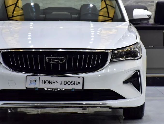 Used Geely Emgrand II, 1.5 l, 2024 in Sharjah by Honey Gidosha Used Cars Tr., White color. GCC Specs | AUTO.AE