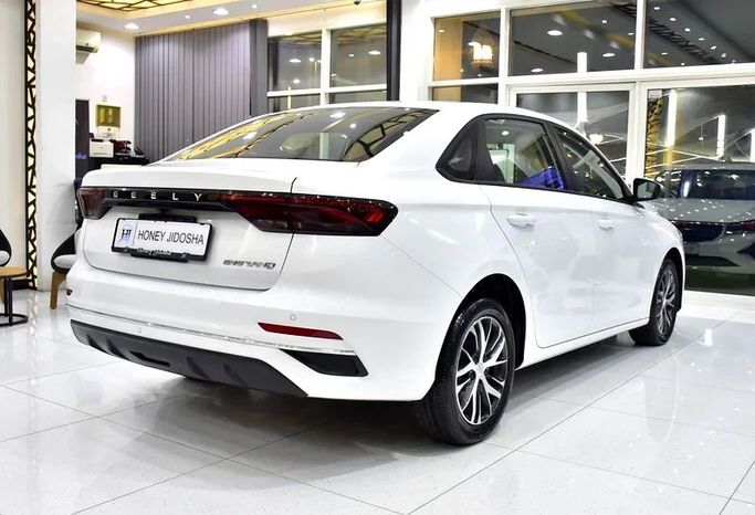 Used Geely Emgrand II, 1.5 l, 2024 in Sharjah by Honey Gidosha Used Cars Tr., White color. GCC Specs | AUTO.AE