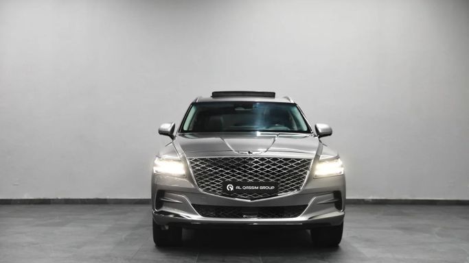 Подержанный Genesis GV80 I, 3.5 л, 2021 в Шардже от Al Qassem Cars Trading Серый цвет. Американская | AUTO.AE