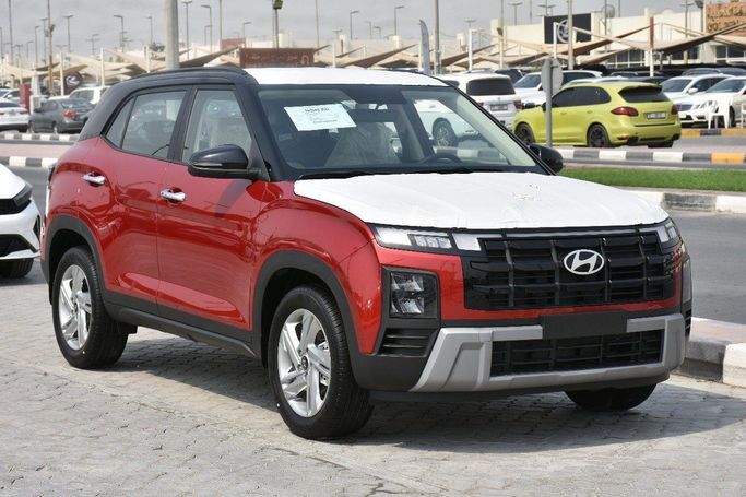 Подержанный Hyundai Creta II Рестайлинг, 2.0 л, 2025 в Шардже от Alfaris Used Cars Красный цвет.  | AUTO.AE