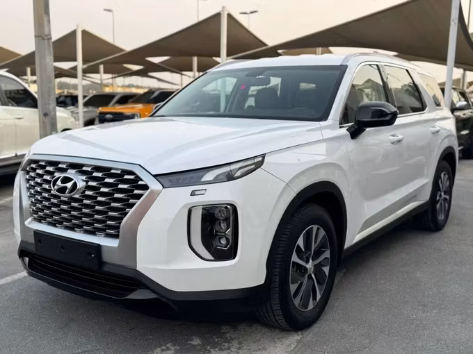 Used Hyundai Palisade I, 3.8 l, 2022 in Sharjah by Nour Alnukhba Motors, White color. GCC Specs | AUTO.AE
