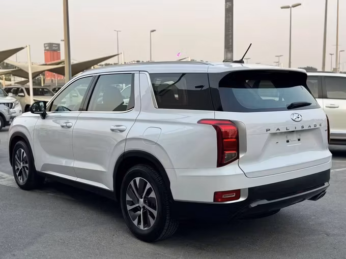 Used Hyundai Palisade I, 3.8 l, 2022 in Sharjah by Nour Alnukhba Motors, White color. GCC Specs | AUTO.AE