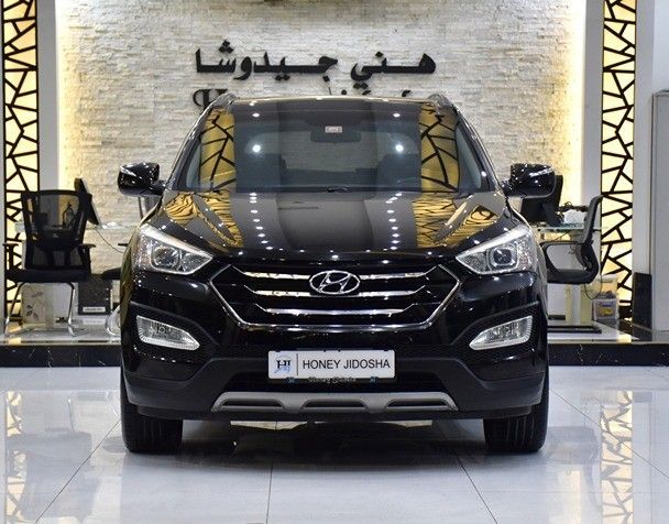 Подержанный Hyundai Santa Fe III, 3.3 л, 2014 в Шардже от Honey Gidosha Used Cars Tr. Черный цвет.  | AUTO.AE