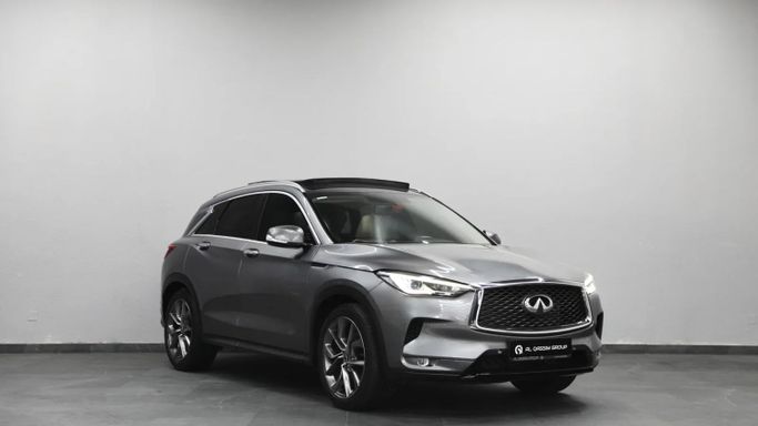 Used Infiniti Q50 I Facelift, 3.0 l, 2021 in Sharjah by Al Qassem Cars Trading, Grey color. GCC Specs | AUTO.AE