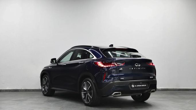 Used Infiniti QX55, 2.0 l, 2023 in Sharjah by Al Qassem Cars Trading, Navy Blue color. GCC Specs | AUTO.AE
