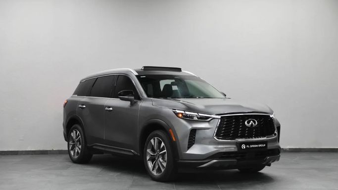 Used Infiniti QX60 II, 3.5 l, 2022 in Sharjah by Al Qassem Cars Trading, Silver color. GCC Specs | AUTO.AE