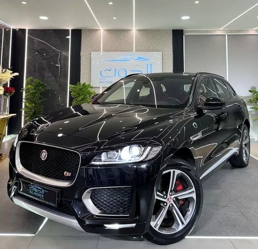 Used Jaguar F-Pace I, 3.0 l, 2018 in Sharjah by Ayoon Alhoot Motors, Black color. GCC Specs | AUTO.AE
