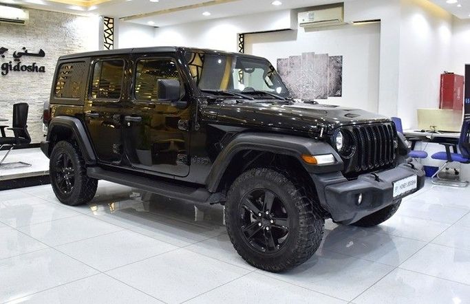Подержанный Jeep Wrangler IV (JL), 3.0 л, 2020 в Шардже от Honey Gidosha Used Cars Tr. Черный цвет.  | AUTO.AE