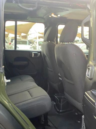 Used Jeep Wrangler IV (JL), 2.0 l, 2021 in Sharjah by Ahmad alkhodari Motors, Green color. GCC Specs | AUTO.AE