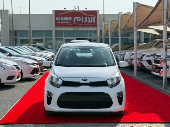Used Kia Picanto III, 1.2 l, 2019 in Sharjah by Al Aram Cars, White color. GCC Specs | AUTO.AE