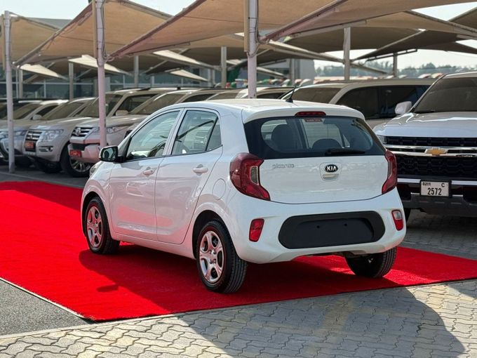 Used Kia Picanto III, 1.2 l, 2019 in Sharjah by Al Aram Cars, White color. GCC Specs | AUTO.AE