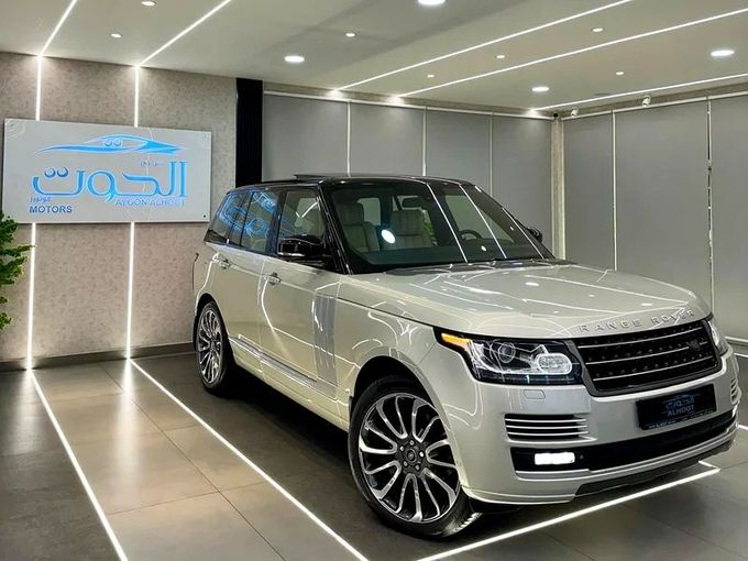 Used Land Rover Range Rover IV, 5.0 l, 2015 in Sharjah by Ayoon Alhoot Motors, Golden color. GCC Specs | AUTO.AE