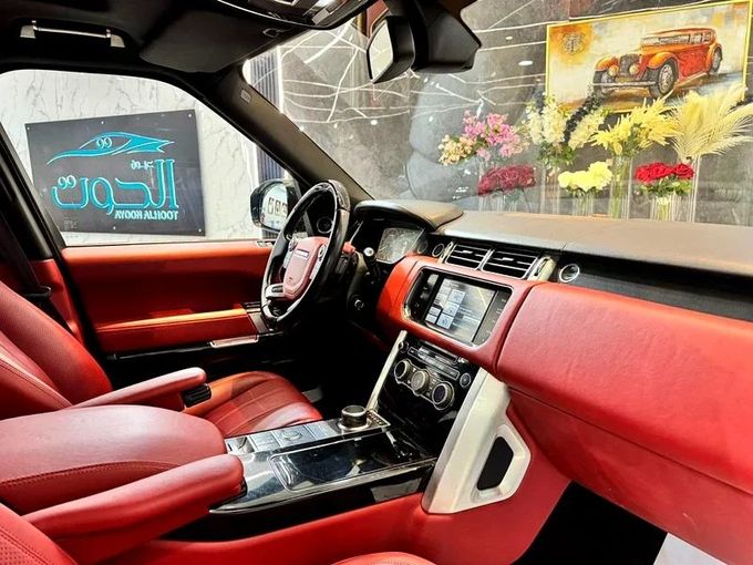 Used Land Rover Range Rover IV, 5.0 l, 2016 in Sharjah by Ayoon Alhoot Motors, Black color. GCC Specs | AUTO.AE