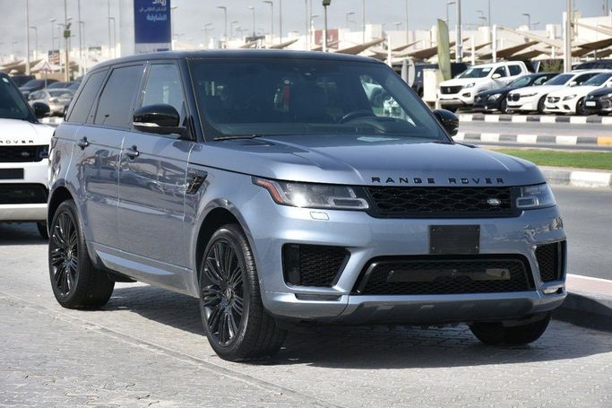 Подержанный Land Rover Range Rover Sport II Рестайлинг, 5.0 л, 2019 в Шардже от Alfaris Used Cars Синий цвет.  | AUTO.AE