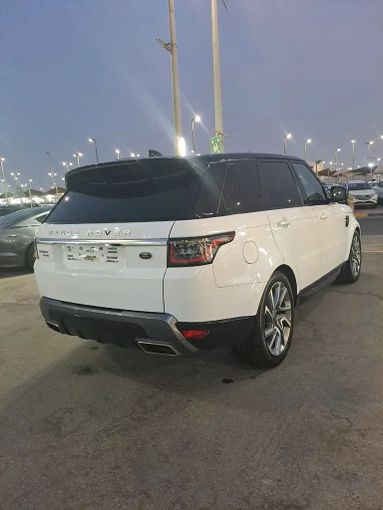 Used Land Rover Range Rover Sport II Facelift, 3.0 l, 2019 in Sharjah by Imad Younis Almani used Cars, White color. American Specs | AUTO.AE