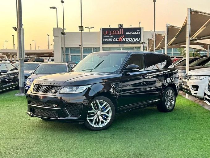 Used Land Rover Range Rover Sport II, 5.0 l, 2016 in Sharjah by Ahmad alkhodari Motors, Black color. European Specs | AUTO.AE