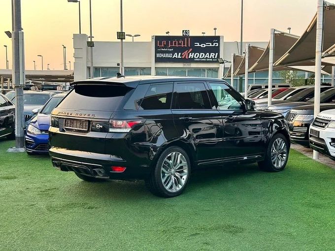 Used Land Rover Range Rover Sport II, 5.0 l, 2016 in Sharjah by Ahmad alkhodari Motors, Black color. European Specs | AUTO.AE
