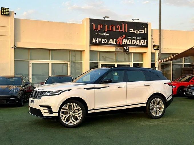 Used Land Rover Range Rover Velar P250 I, 2.0 l, 2020 in Sharjah by Ahmad alkhodari Motors, White color. GCC Specs | AUTO.AE