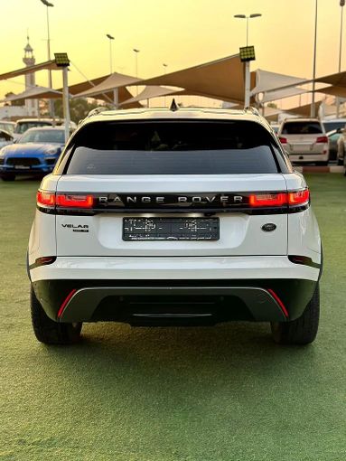 Used Land Rover Range Rover Velar P250 I, 2.0 l, 2020 in Sharjah by Ahmad alkhodari Motors, White color. GCC Specs | AUTO.AE
