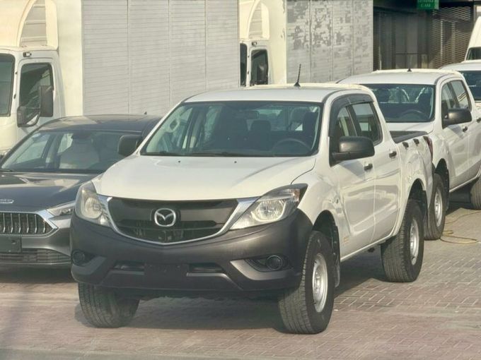 New Mazda BT-50 II Facelift, 2.5 l, 2020 in Sharjah by Al Aram Cars, White color. GCC Specs | AUTO.AE