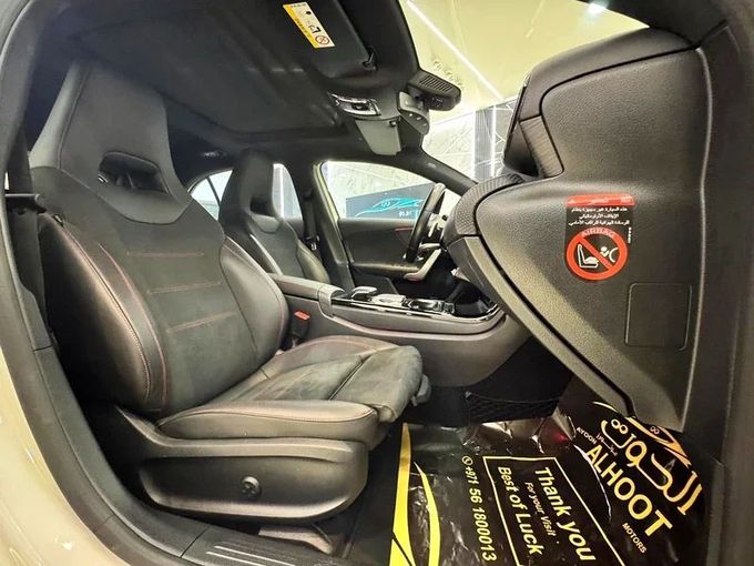 Used Mercedes-Benz A-Class 250 IV (W177), 2.0 l, 2020 in Sharjah by Ayoon Alhoot Motors, White color. GCC Specs | AUTO.AE
