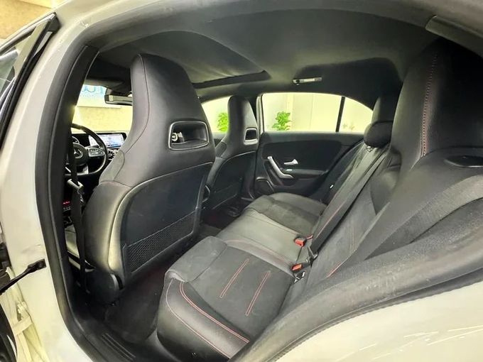 Used Mercedes-Benz A-Class 250 IV (W177), 2.0 l, 2020 in Sharjah by Ayoon Alhoot Motors, White color. GCC Specs | AUTO.AE