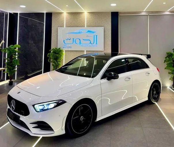 Used Mercedes-Benz A-Class 250 IV (W177), 2.0 l, 2020 in Sharjah by Ayoon Alhoot Motors, White color. GCC Specs | AUTO.AE