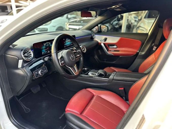 Used Mercedes-Benz A-Class 220 IV (W177), 2.0 l, 2019 in Sharjah by Ahmad alkhodari Motors, White color. American Specs | AUTO.AE