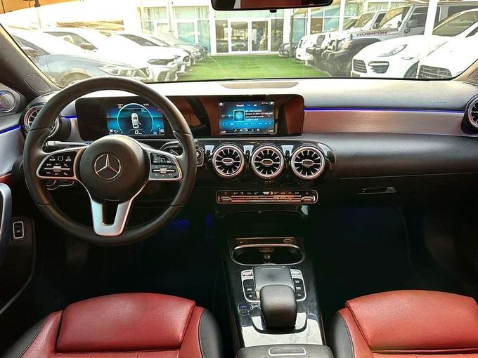 Used Mercedes-Benz A-Class 220 IV (W177), 2.0 l, 2019 in Sharjah by Ahmad alkhodari Motors, White color. American Specs | AUTO.AE