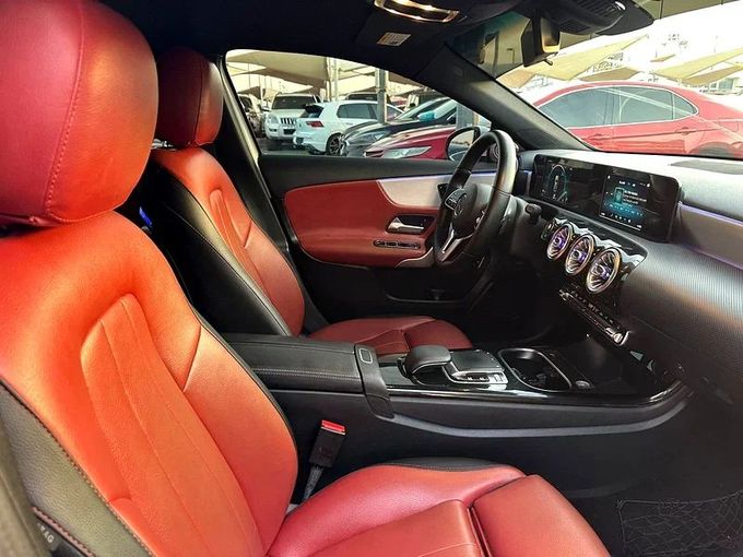 Used Mercedes-Benz A-Class 220 IV (W177), 2.0 l, 2019 in Sharjah by Ahmad alkhodari Motors, White color. American Specs | AUTO.AE