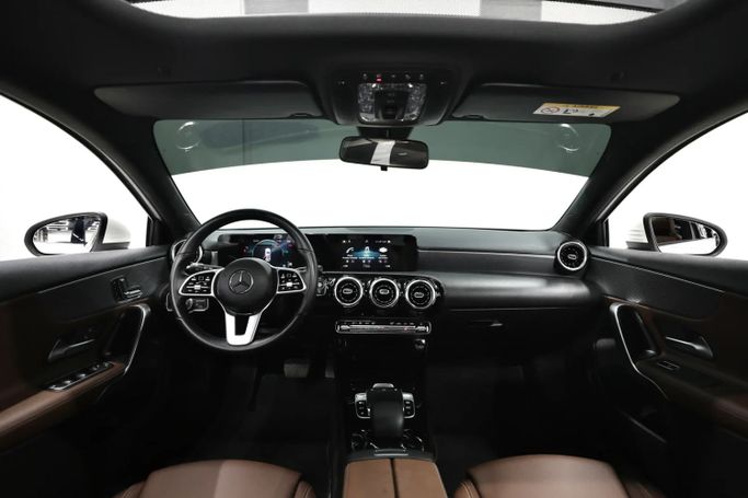 New Mercedes-Benz A-Class 200 IV (W177), 1.3 l, 2021 in Sharjah by Al Qassem Cars Trading, White color. GCC Specs | AUTO.AE
