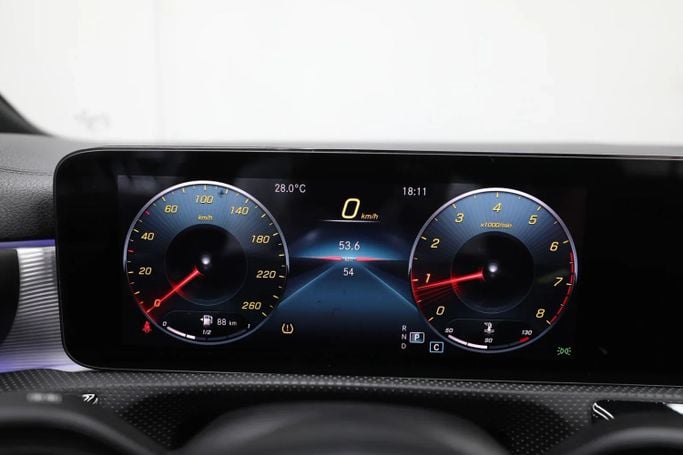 Used Mercedes-Benz A-Class 200 IV (W177), 1.3 l, 2022 in Sharjah by Al Qassem Cars Trading, Black color. GCC Specs | AUTO.AE
