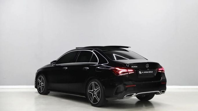 Used Mercedes-Benz A-Class 200 IV (W177), 1.3 l, 2022 in Sharjah by Al Qassem Cars Trading, Black color. GCC Specs | AUTO.AE