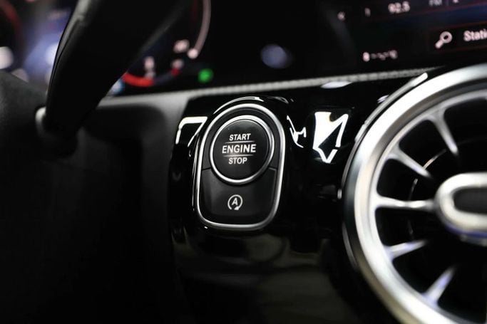 Used Mercedes-Benz A-Class 250 IV (W177), 2.0 l, 2019 in Sharjah by Al Qassem Cars Trading, Golden color. Korean Specs | AUTO.AE