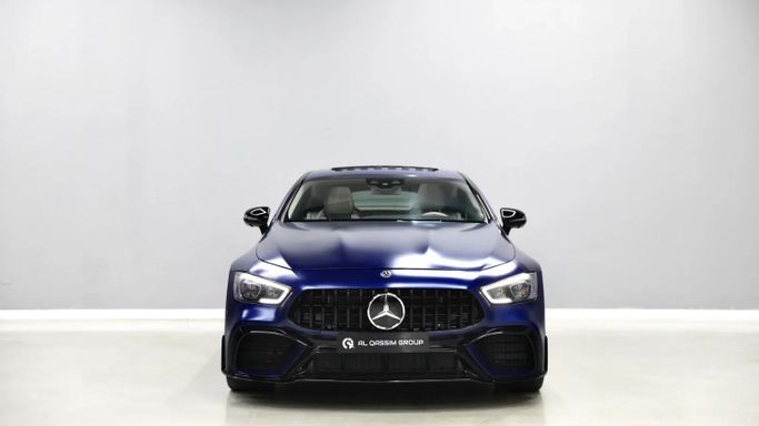 Подержанный Mercedes-Benz AMG GT 63 S I Рестайлинг, 4.0 л, 2019 в Шардже от Al Qassem Cars Trading Синий цвет. Американская | AUTO.AE
