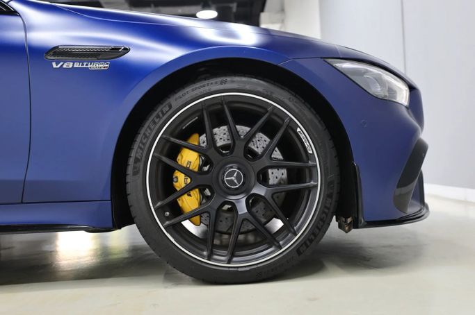 Подержанный Mercedes-Benz AMG GT 63 S I Рестайлинг, 4.0 л, 2019 в Шардже от Al Qassem Cars Trading Синий цвет. Американская | AUTO.AE