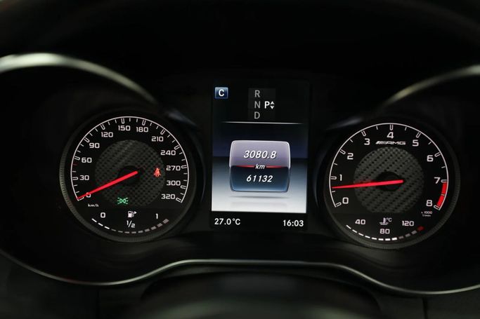 Used Mercedes-Benz C-Class AMG 63 AMG IV (W205), 4.0 l, 2017 in Sharjah by Al Qassem Cars Trading, White color. Korean Specs | AUTO.AE