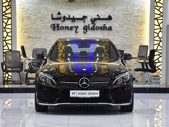 Подержанный Mercedes-Benz C-Class 400 IV (W205), 3.0 л, 2016 в Шардже от Honey Gidosha Used Cars Tr. Черный цвет. GCC | AUTO.AE