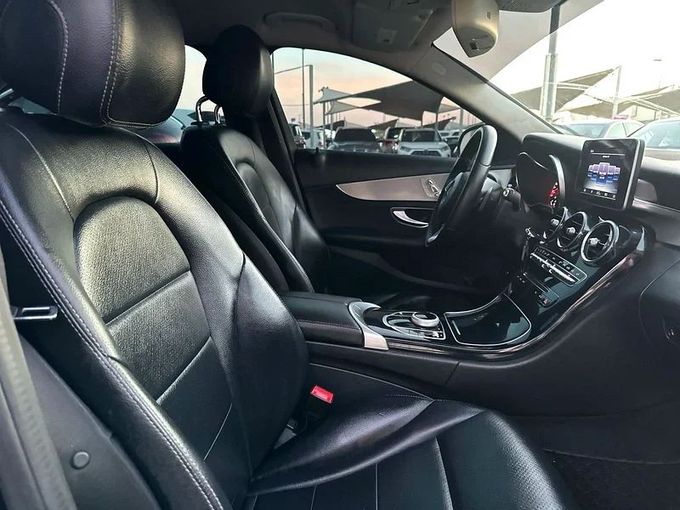 Used Mercedes-Benz C-Class 300 IV (W205), 2.0 l, 2017 in Sharjah by Ahmad alkhodari Motors, Black color. American Specs | AUTO.AE