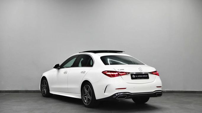Used Mercedes-Benz C-Class 200 V (W206), 2.0 l, 2023 in Sharjah by Al Qassem Cars Trading, White color. GCC Specs | AUTO.AE