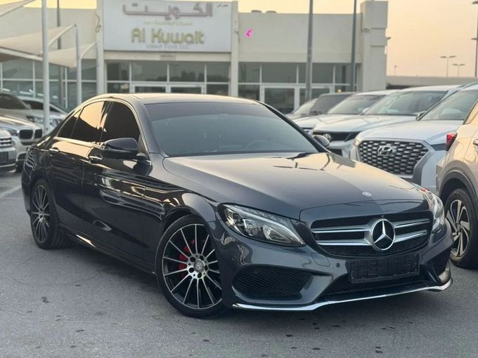 Used Mercedes-Benz C-Class 200 IV (W205), 2.0 l, 2016 in Sharjah by Nour Alnukhba Motors, Black color. GCC Specs | AUTO.AE