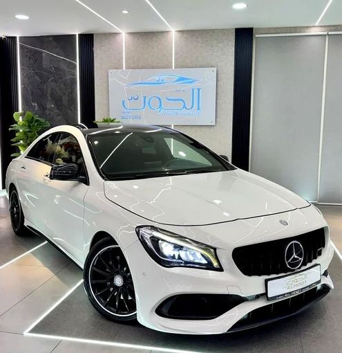 Подержанный Mercedes-Benz CLA I (C117, X117) Рестайлинг, 2.0 л, 2018 в Шардже от Ayoon Alhoot Motors Белый цвет. GCC | AUTO.AE