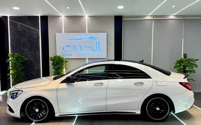 Used Mercedes-Benz CLA I (C117, X117) Facelift, 2.0 l, 2018 in Sharjah by Ayoon Alhoot Motors, White color. GCC Specs | AUTO.AE