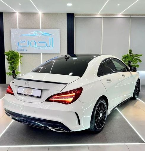 Used Mercedes-Benz CLA I (C117, X117) Facelift, 2.0 l, 2018 in Sharjah by Ayoon Alhoot Motors, White color. GCC Specs | AUTO.AE