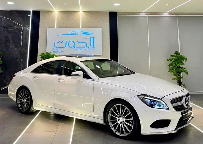 Used Mercedes-Benz CLS 400 II (C218) Facelift, 3.5 l, 2016 in Sharjah by Ayoon Alhoot Motors, White color. GCC Specs | AUTO.AE
