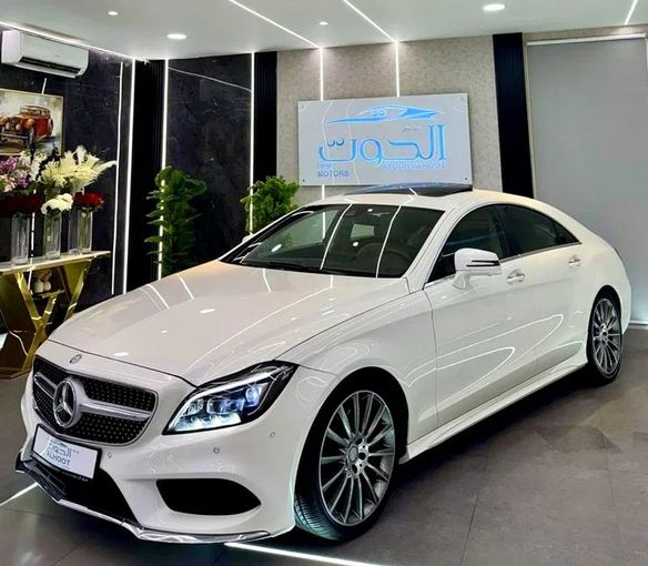 Used Mercedes-Benz CLS 400 II (C218) Facelift, 3.5 l, 2017 in Sharjah by Ayoon Alhoot Motors, White color. GCC Specs | AUTO.AE