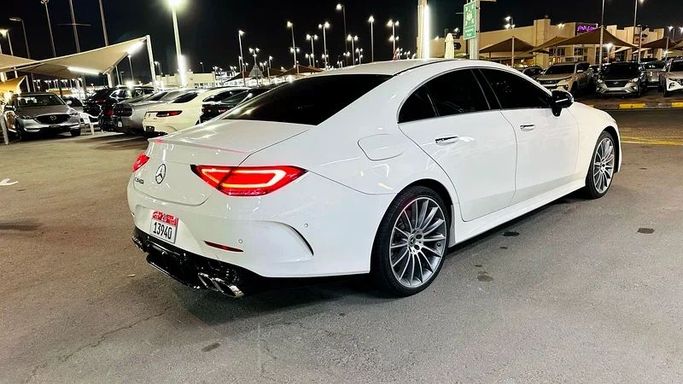 New Mercedes-Benz CLS 450 III (C257), 3.0 l, 2019 in Sharjah by Imad Younis Almani used Cars, White color. American Specs | AUTO.AE